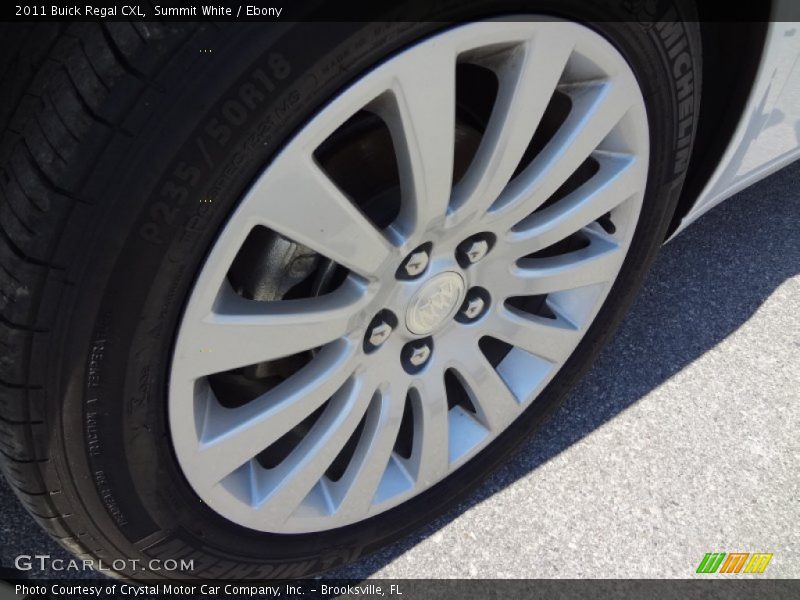 Summit White / Ebony 2011 Buick Regal CXL