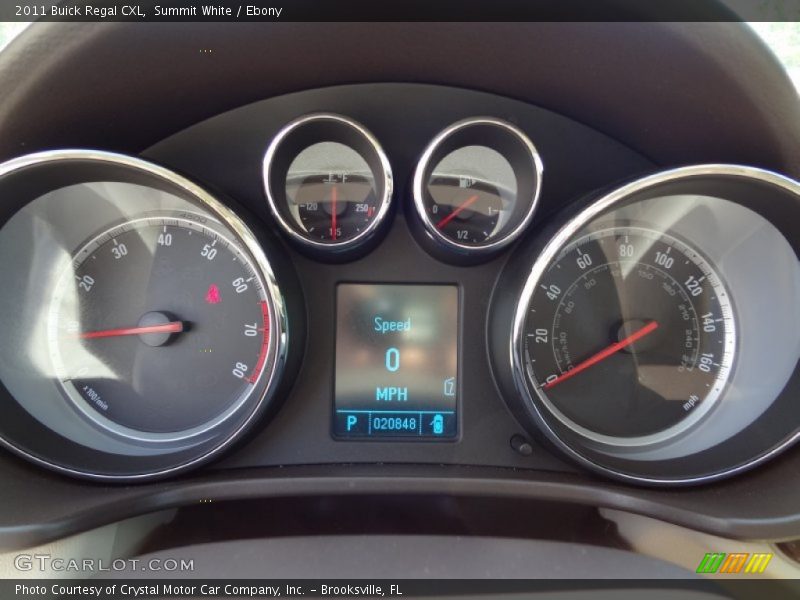 Summit White / Ebony 2011 Buick Regal CXL