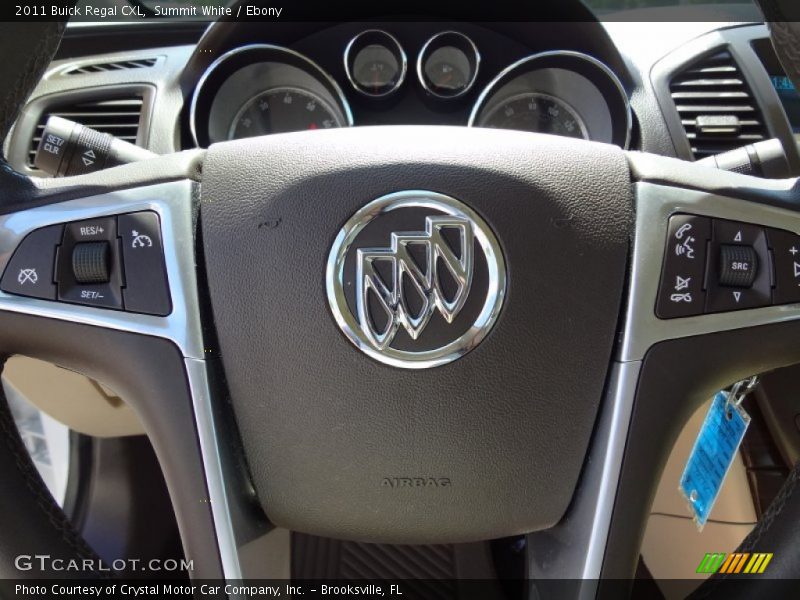 Summit White / Ebony 2011 Buick Regal CXL