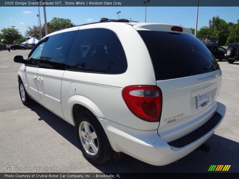 Stone White / Medium Slate Gray 2005 Dodge Grand Caravan SXT