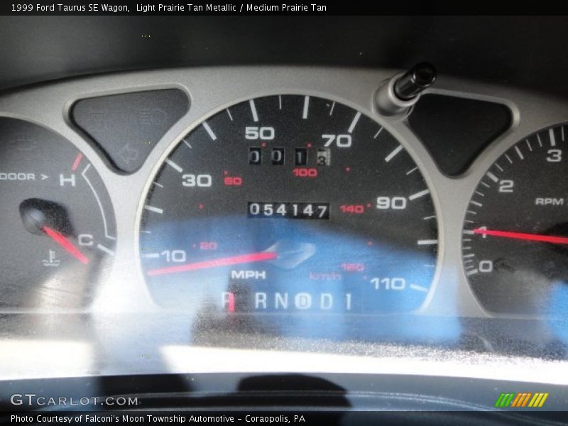 Light Prairie Tan Metallic / Medium Prairie Tan 1999 Ford Taurus SE Wagon