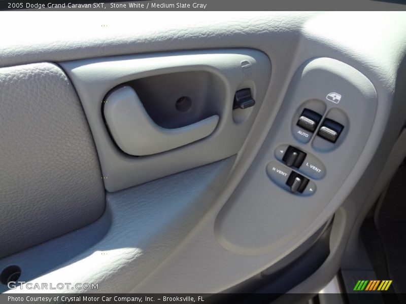 Stone White / Medium Slate Gray 2005 Dodge Grand Caravan SXT
