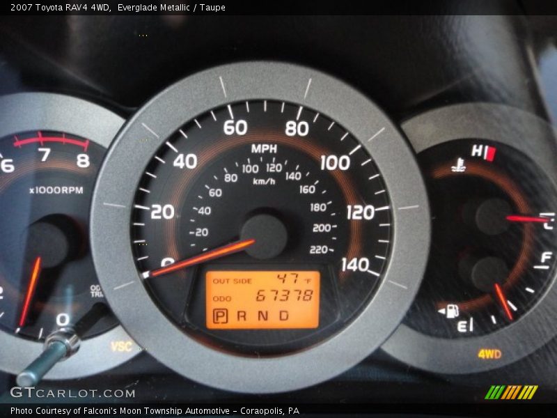 Everglade Metallic / Taupe 2007 Toyota RAV4 4WD