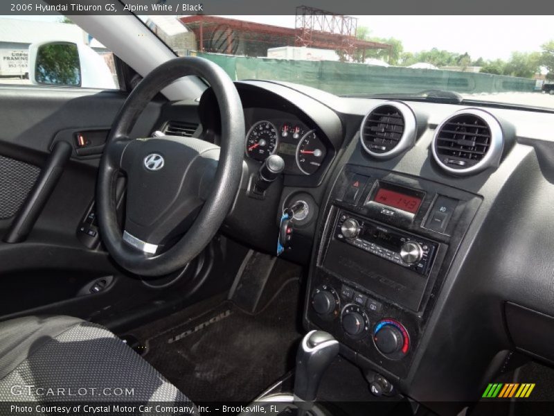 Alpine White / Black 2006 Hyundai Tiburon GS