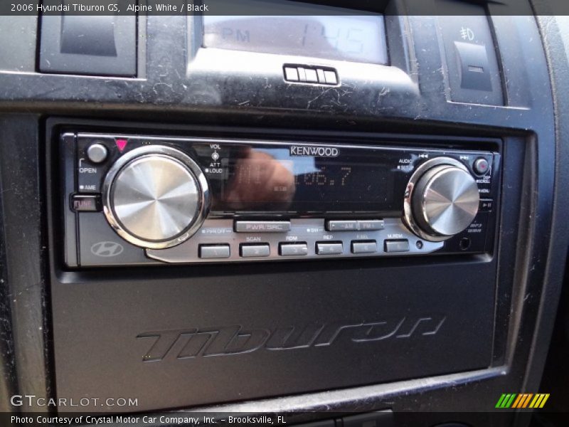 Alpine White / Black 2006 Hyundai Tiburon GS