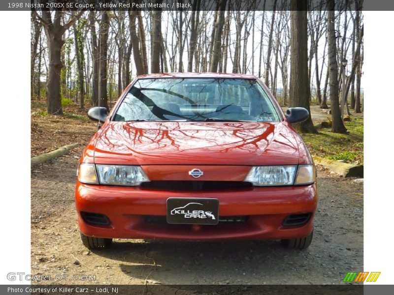 Yellow Red Pearl Metallic / Black 1998 Nissan 200SX SE Coupe