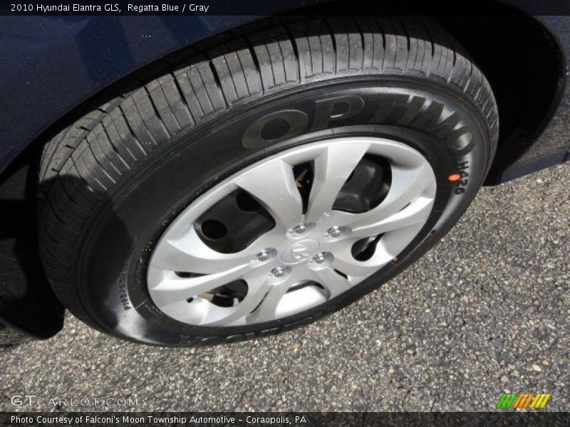 Regatta Blue / Gray 2010 Hyundai Elantra GLS