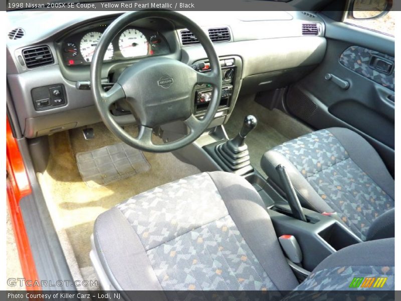  1998 200SX SE Coupe Black Interior