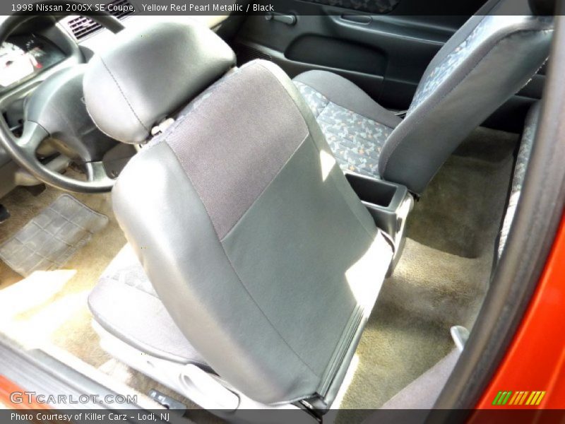 Yellow Red Pearl Metallic / Black 1998 Nissan 200SX SE Coupe