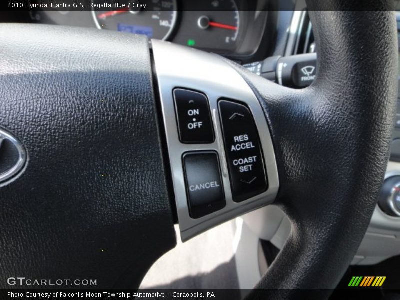 Regatta Blue / Gray 2010 Hyundai Elantra GLS