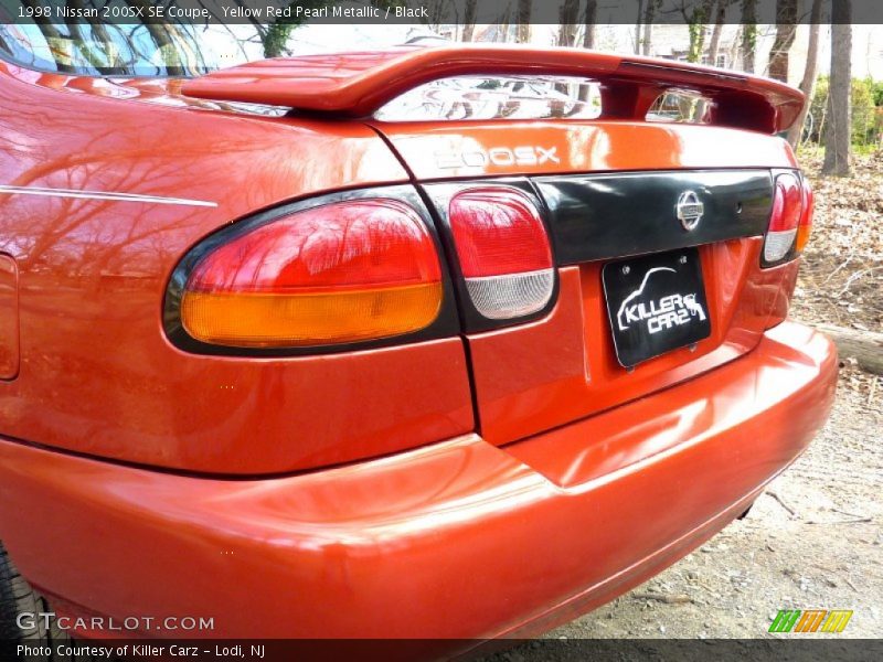 Yellow Red Pearl Metallic / Black 1998 Nissan 200SX SE Coupe