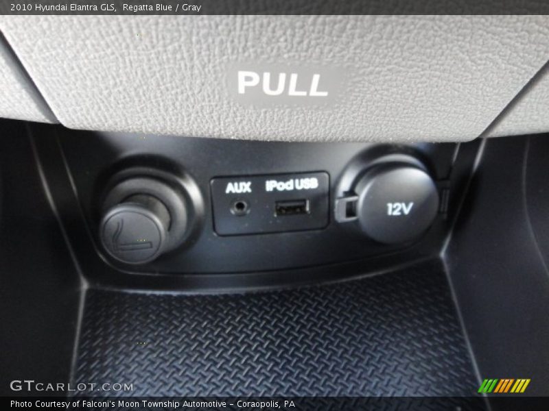 Regatta Blue / Gray 2010 Hyundai Elantra GLS