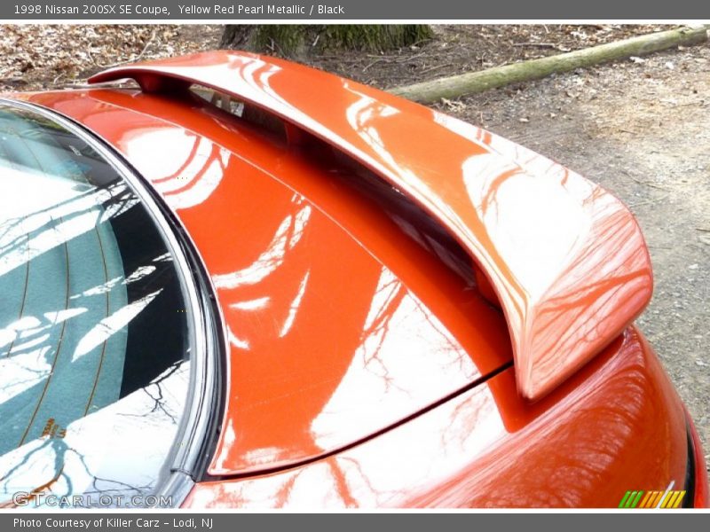 Yellow Red Pearl Metallic / Black 1998 Nissan 200SX SE Coupe