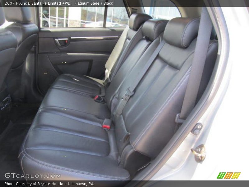 Platinum Sage / Black 2007 Hyundai Santa Fe Limited 4WD