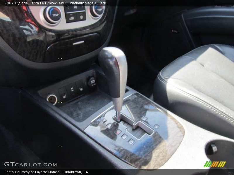Platinum Sage / Black 2007 Hyundai Santa Fe Limited 4WD