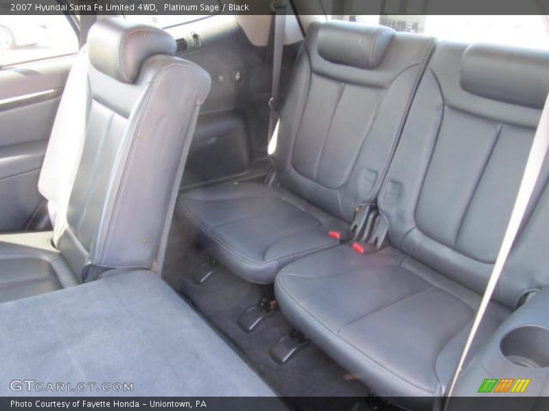 Platinum Sage / Black 2007 Hyundai Santa Fe Limited 4WD