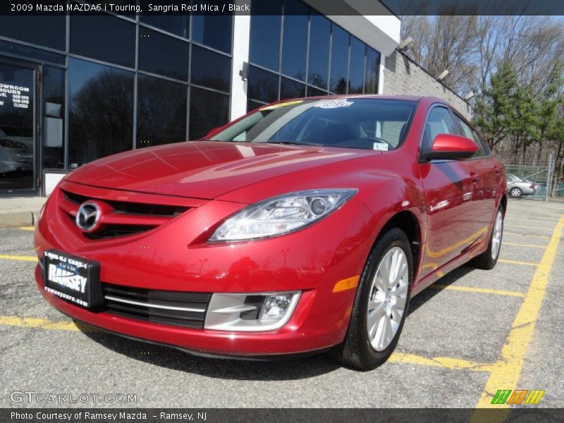 Sangria Red Mica / Black 2009 Mazda MAZDA6 i Touring