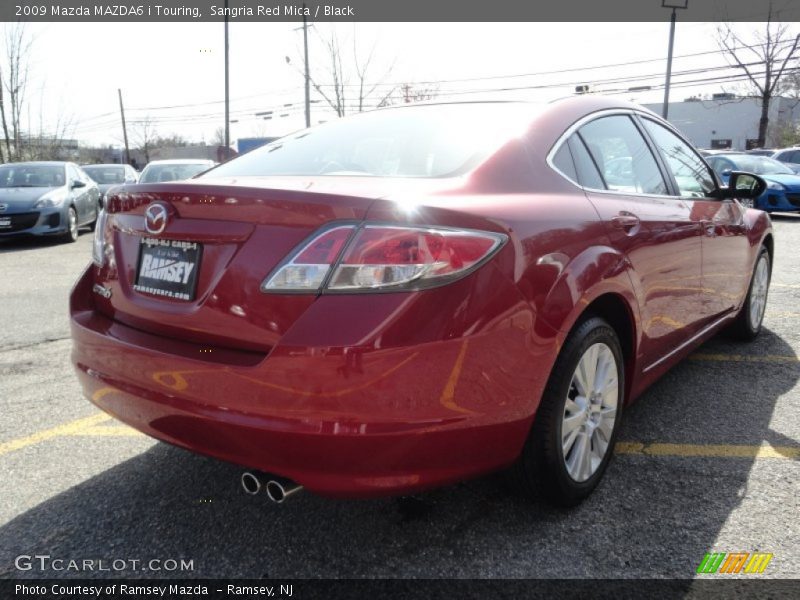 Sangria Red Mica / Black 2009 Mazda MAZDA6 i Touring