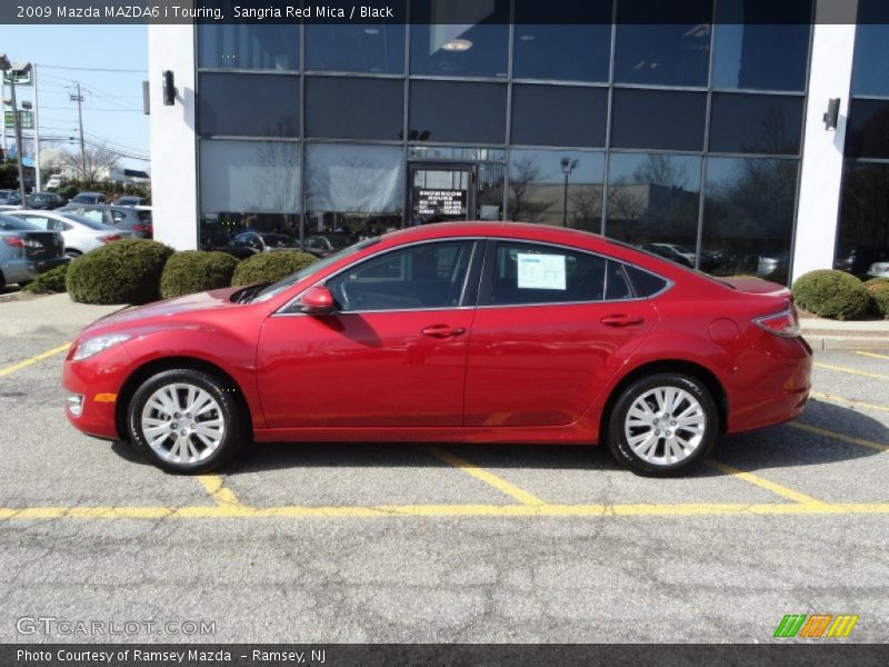 Sangria Red Mica / Black 2009 Mazda MAZDA6 i Touring