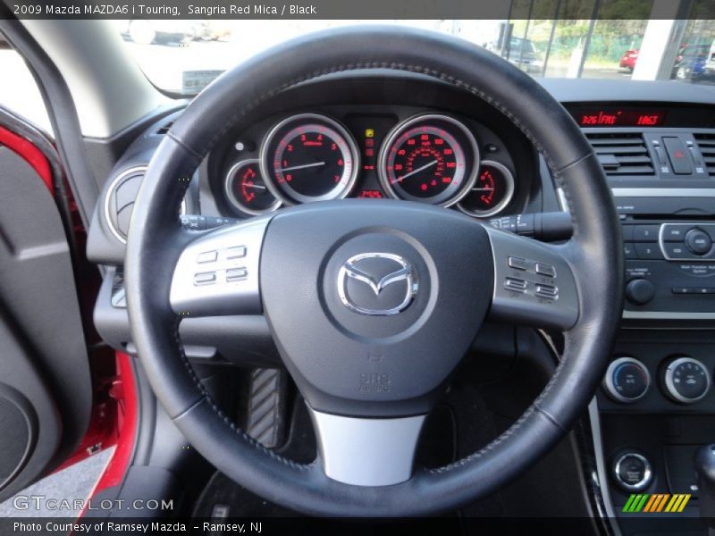 Sangria Red Mica / Black 2009 Mazda MAZDA6 i Touring