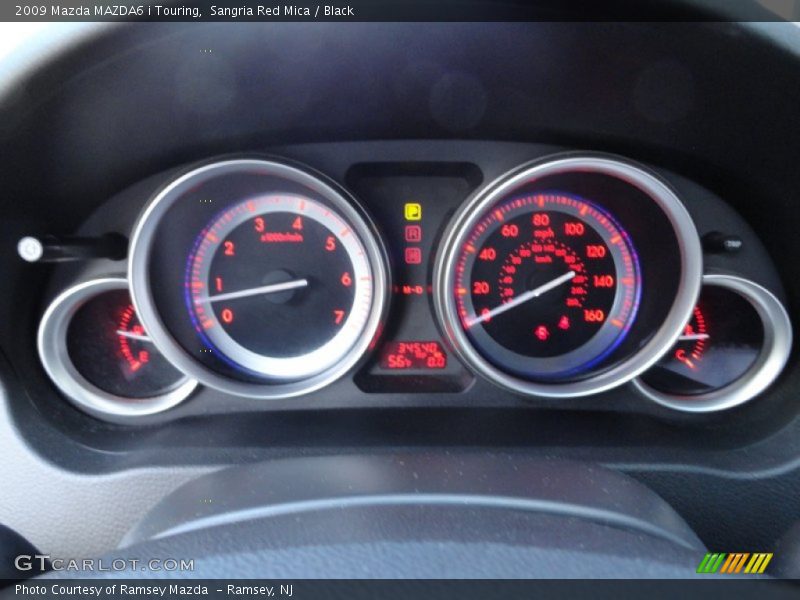 Sangria Red Mica / Black 2009 Mazda MAZDA6 i Touring