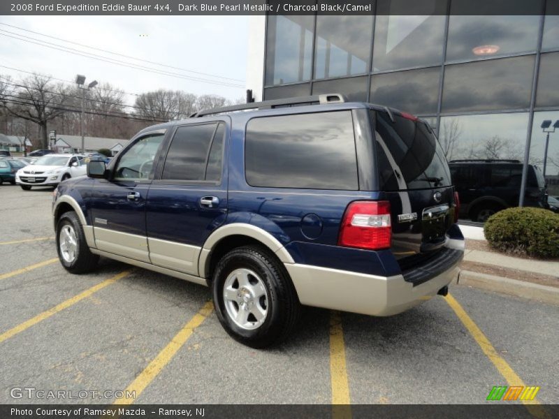 Dark Blue Pearl Metallic / Charcoal Black/Camel 2008 Ford Expedition Eddie Bauer 4x4