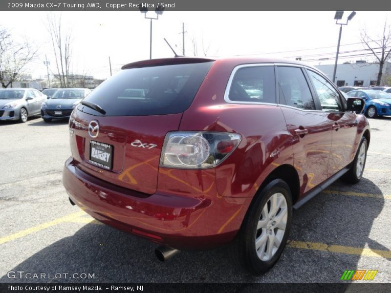 Copper Red Mica / Sand 2009 Mazda CX-7 Touring AWD