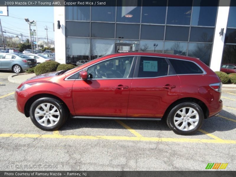 Copper Red Mica / Sand 2009 Mazda CX-7 Touring AWD