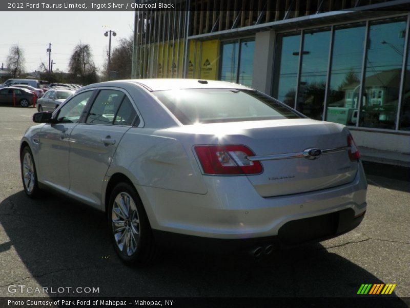 Ingot Silver / Charcoal Black 2012 Ford Taurus Limited