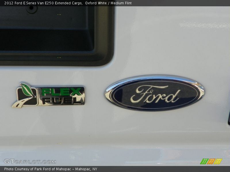 Oxford White / Medium Flint 2012 Ford E Series Van E250 Extended Cargo