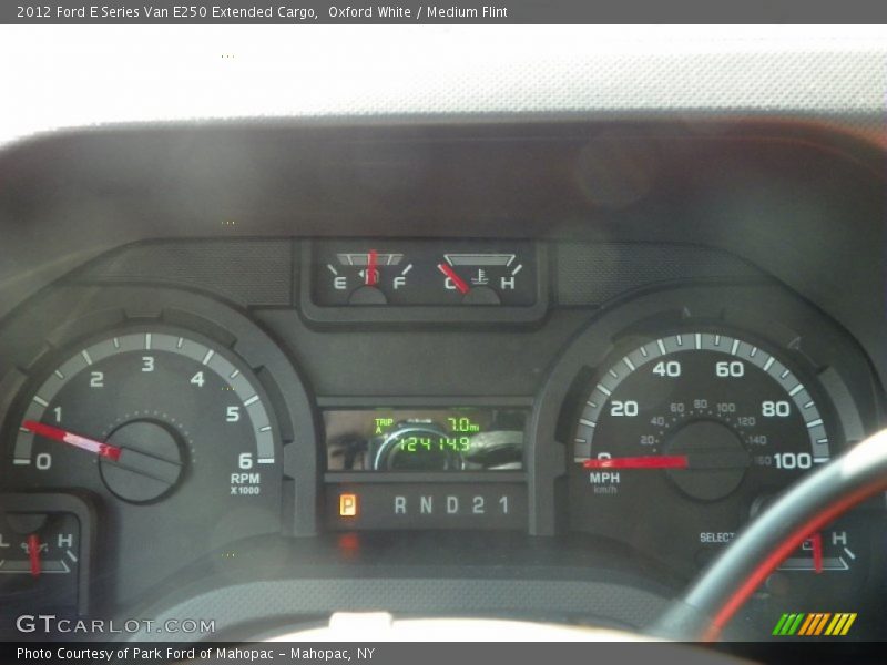 Oxford White / Medium Flint 2012 Ford E Series Van E250 Extended Cargo
