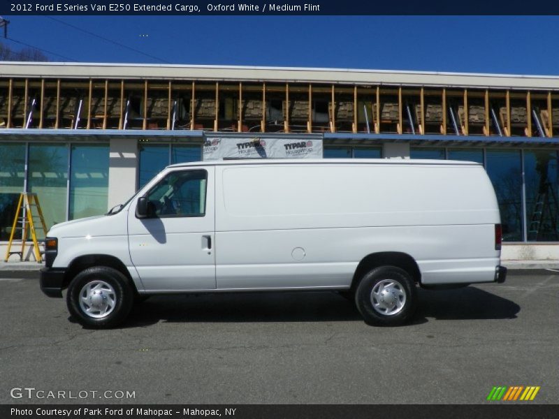 Oxford White / Medium Flint 2012 Ford E Series Van E250 Extended Cargo