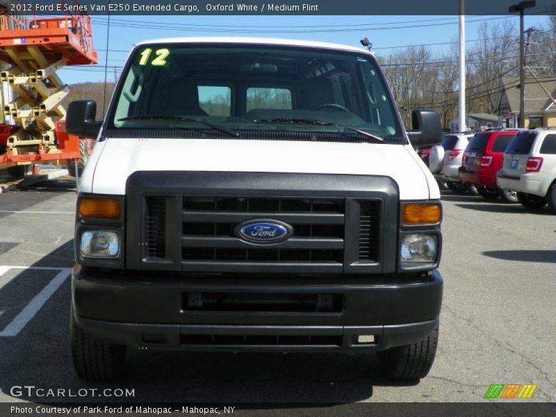 Oxford White / Medium Flint 2012 Ford E Series Van E250 Extended Cargo