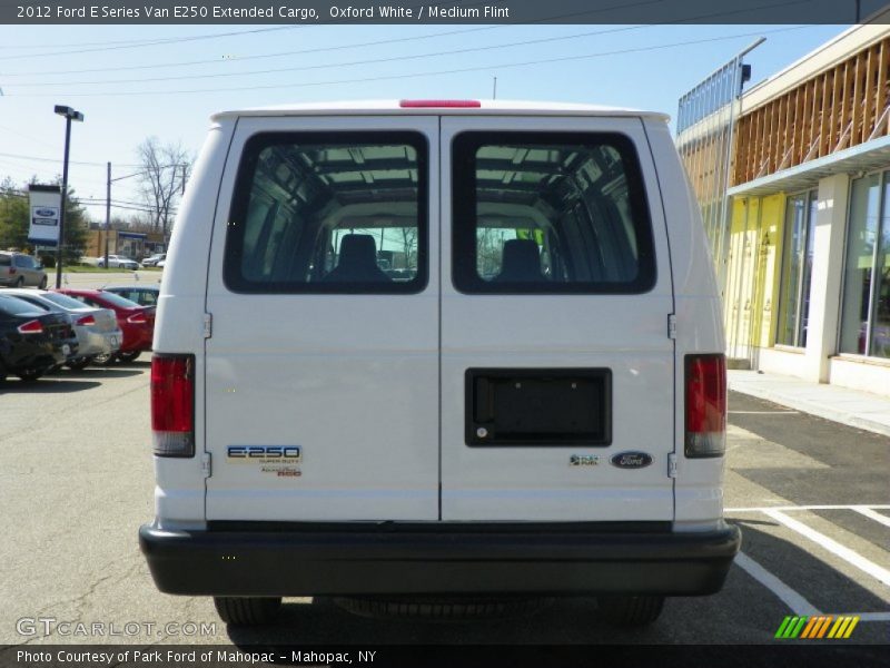 Oxford White / Medium Flint 2012 Ford E Series Van E250 Extended Cargo