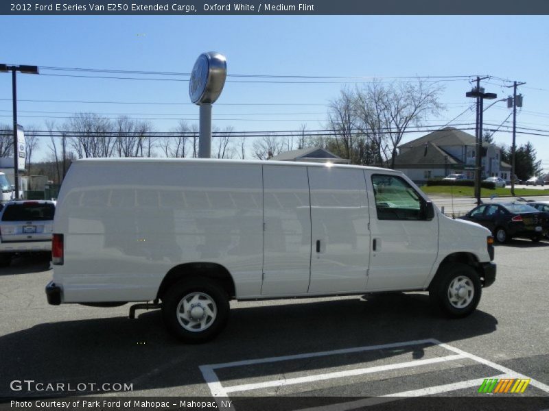Oxford White / Medium Flint 2012 Ford E Series Van E250 Extended Cargo