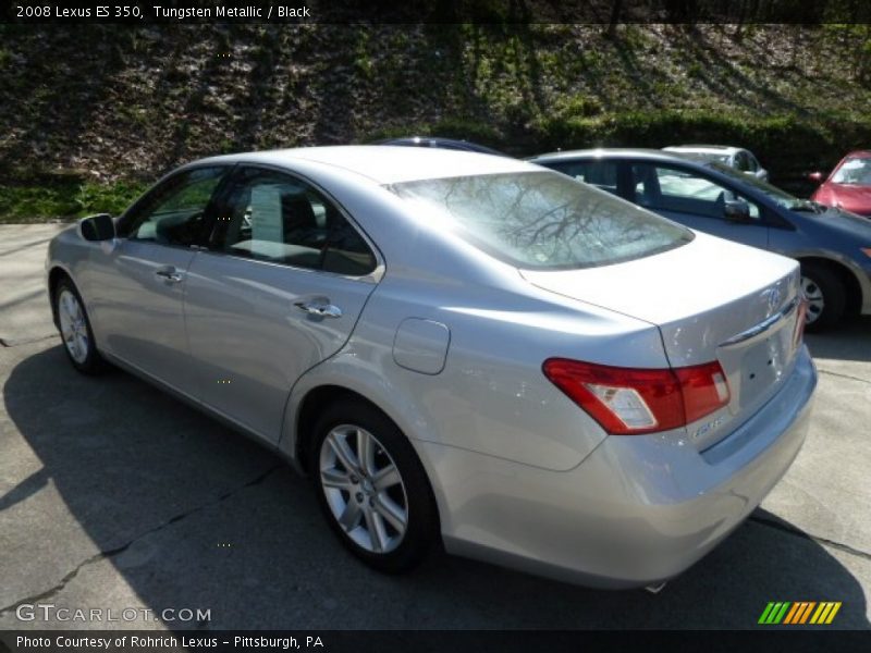Tungsten Metallic / Black 2008 Lexus ES 350