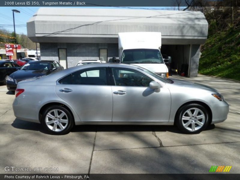 Tungsten Metallic / Black 2008 Lexus ES 350