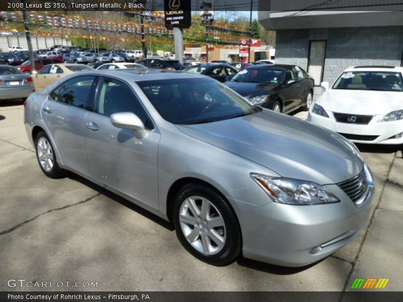 Tungsten Metallic / Black 2008 Lexus ES 350
