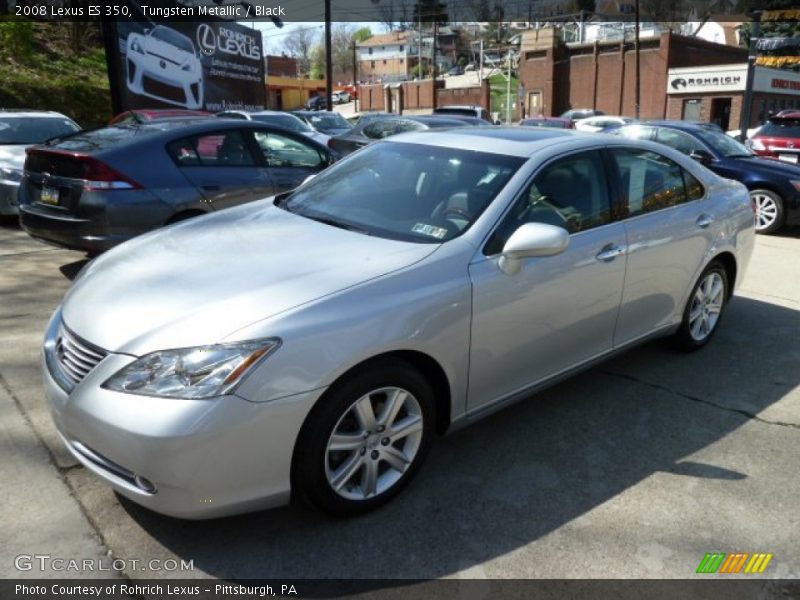 Tungsten Metallic / Black 2008 Lexus ES 350