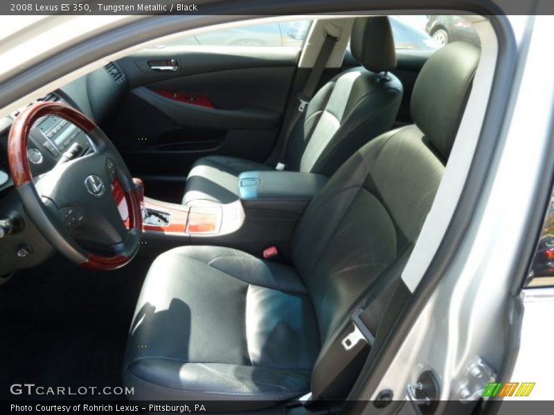 Tungsten Metallic / Black 2008 Lexus ES 350