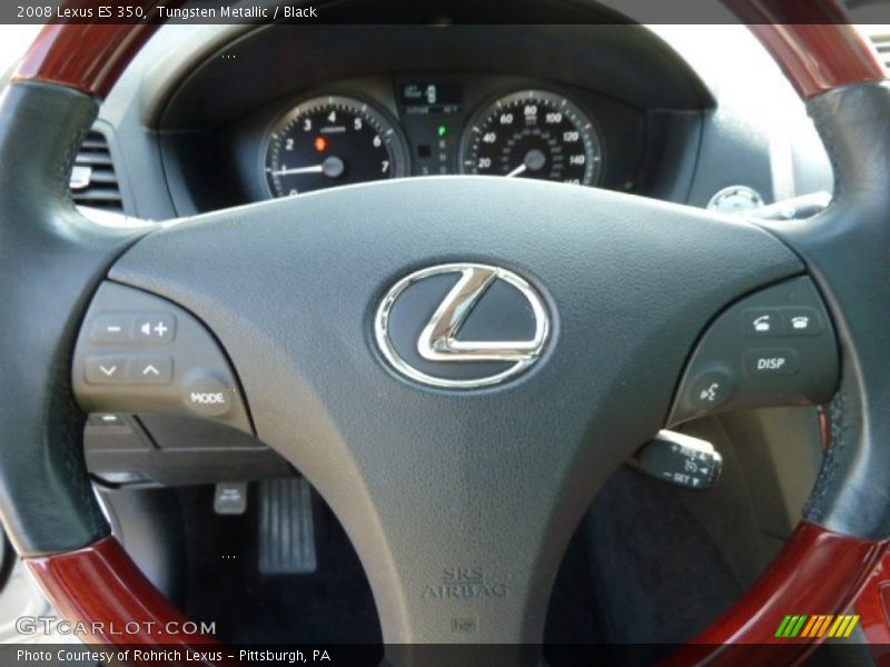 Tungsten Metallic / Black 2008 Lexus ES 350