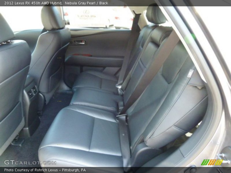 Nebula Gray Pearl / Black 2012 Lexus RX 450h AWD Hybrid