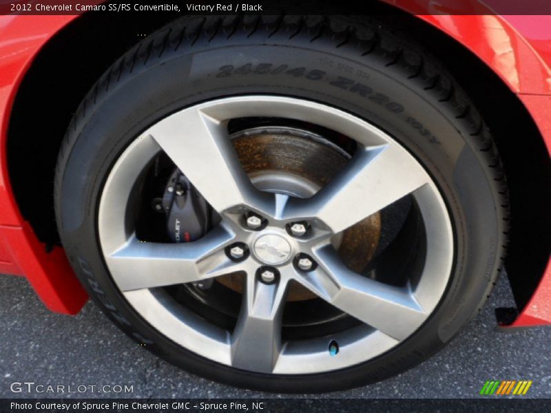 Victory Red / Black 2012 Chevrolet Camaro SS/RS Convertible