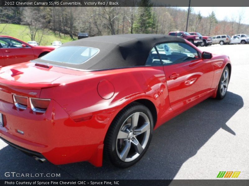 Victory Red / Black 2012 Chevrolet Camaro SS/RS Convertible