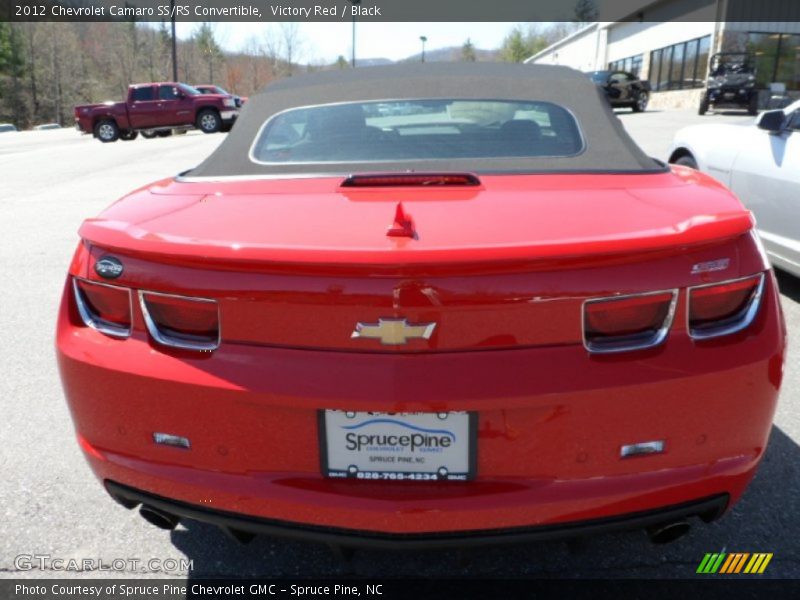 Victory Red / Black 2012 Chevrolet Camaro SS/RS Convertible