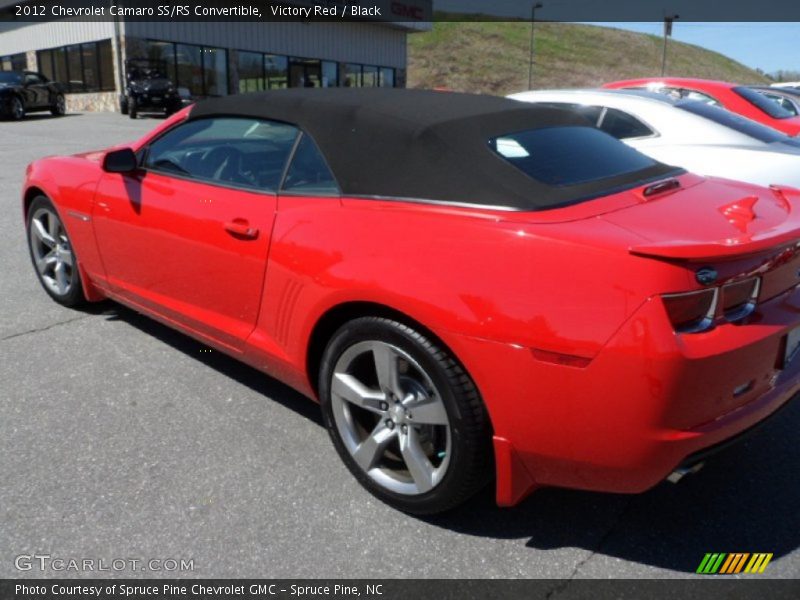 Victory Red / Black 2012 Chevrolet Camaro SS/RS Convertible