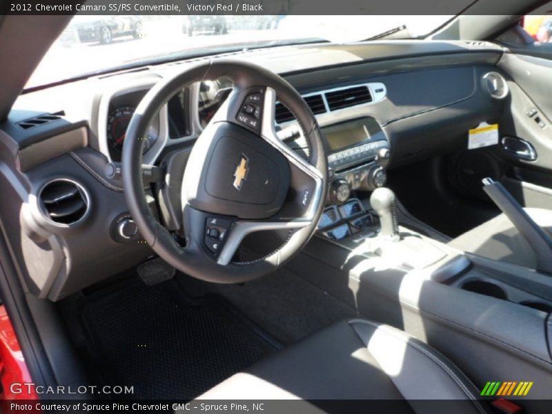 Victory Red / Black 2012 Chevrolet Camaro SS/RS Convertible