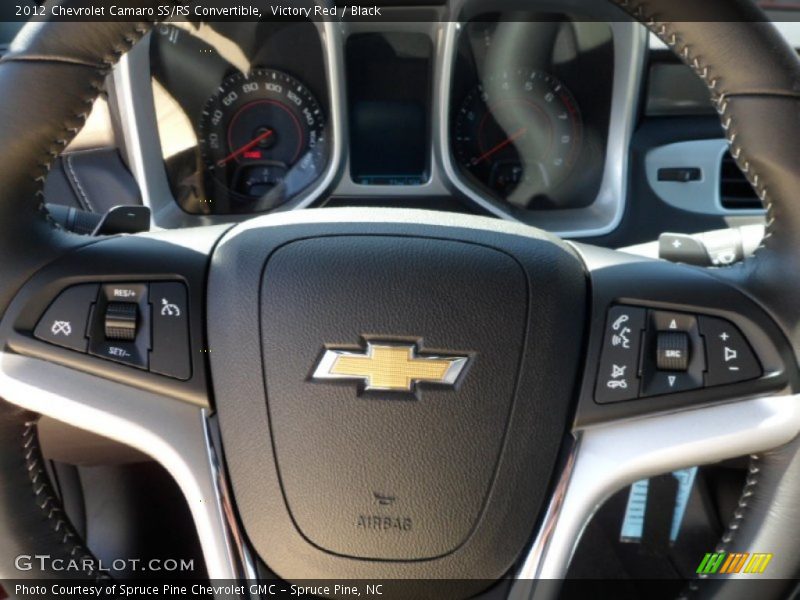 Victory Red / Black 2012 Chevrolet Camaro SS/RS Convertible