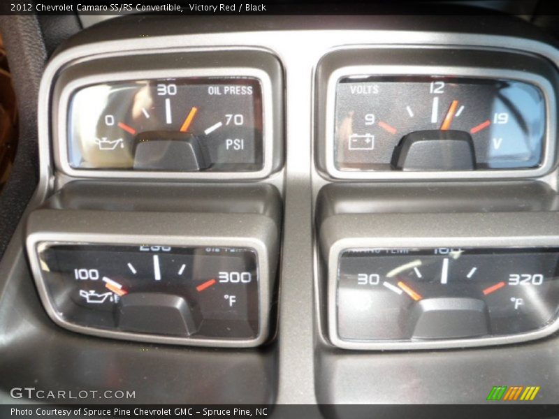Victory Red / Black 2012 Chevrolet Camaro SS/RS Convertible