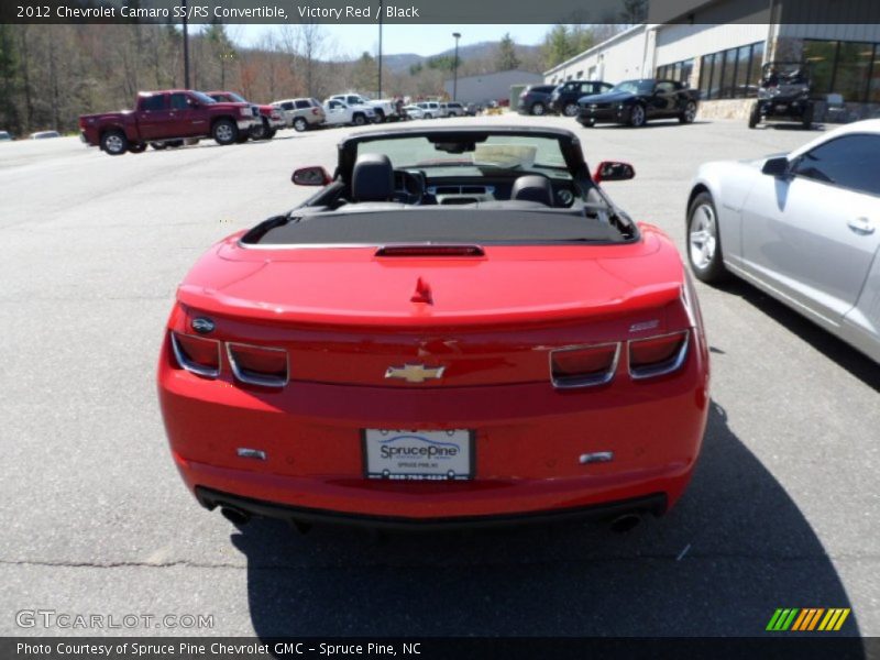 Victory Red / Black 2012 Chevrolet Camaro SS/RS Convertible